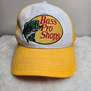 Bass Pro Yellow Trucker Hat OSFM one size fits most NWOT